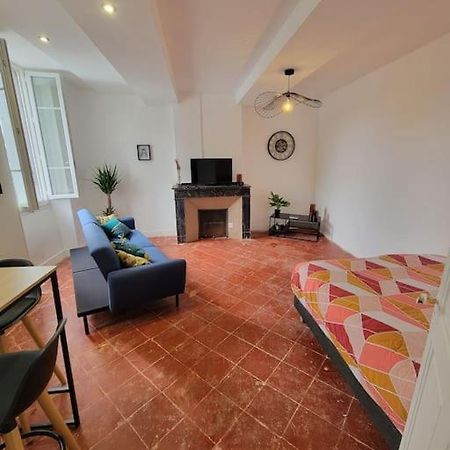 Appartement De Charme Avec Tomettes Et Parquet Graulhet Luaran gambar